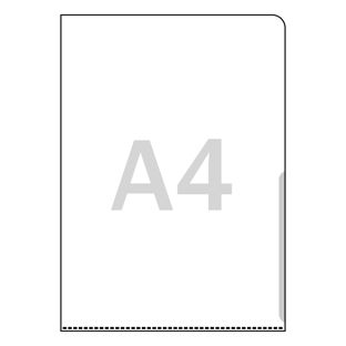 Chemises en coin pour format A4, transparent 160 µm | null