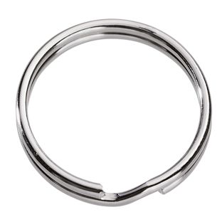 Anneaux pour porte-clé, nickelée 30 mm