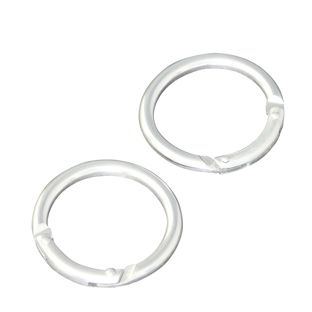 Mousquetons, rond, 38 mm, aluminium, argent null