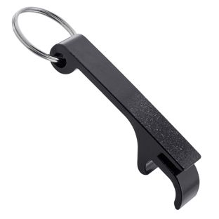 Porte-clés décapsuleur avec ouvre-canette 