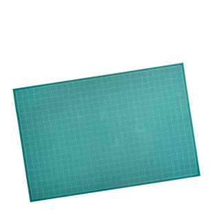Tapis de découpe, XL, 150 x 100 cm, autocicatrisant, quadrillé vert 