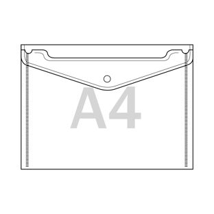 Porte-document pour format A4, film PP 180 microns 