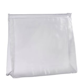 Pochettes à fermeture par curseur coulissant pour contenu format A5, ouverture sur le grand côté, transparent 