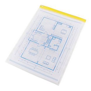 HELE Pochette porte-plan, transparent 