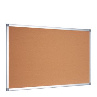 Tableau en liège avec cadre en aluminium 90 x 60 cm