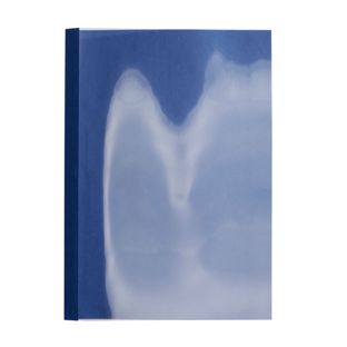 Chemises à reliure thermiques A4 avec fente, carton cuir, 30 feuilles, bleu foncé  | 240 g/m² | 3 mm