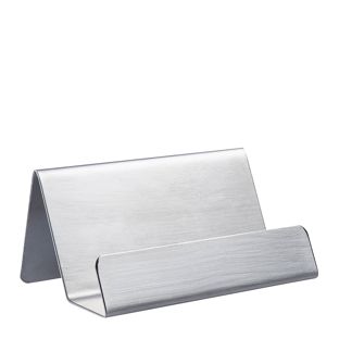 Porte-cartes de visite, acier inoxydable 
