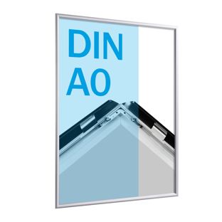 Cadre clic-clac, aluminium, A0 
