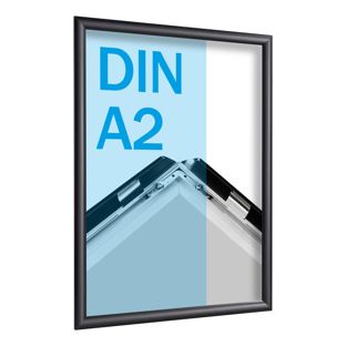 Cadre clic-clac rabattable, aluminium, A2 null | null | 25 mm