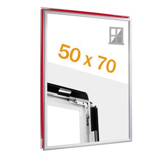 Cadre clic-clac pour vitrine, aluminium, B2 null