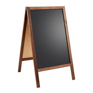 Stop-trottoir en bois WOOD-STOP Lite S, tableau 44 x 66 cm, aspect bois aspect bois 