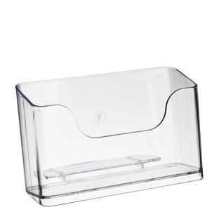 Porte-brochure, polystyrène, transparent PTXE 1 x format paysage | A6