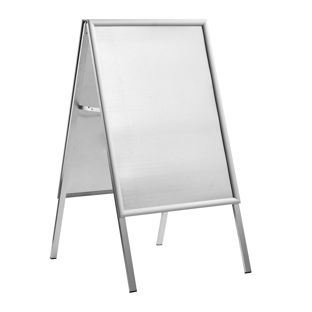 Stop-trottoir SOLID-STOP B2 pour l'extérieur, profil de 25 mm, coins en onglet, argenté 