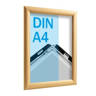 Cadre clic-clac rabattable, aluminium, A4 null | null | 25 mm