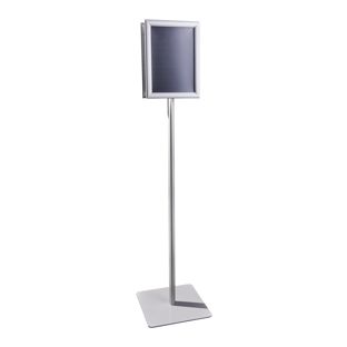  Porte-affiche sur pied CLASSIC A4 double-face, cadre clic-clac 