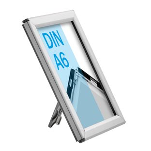Cadre clic-clac A6 Opti Frame, avec pied de support null