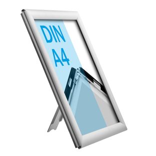 Cadre clic-clac A4 Opti Frame, avec pied de support null | 25 mm