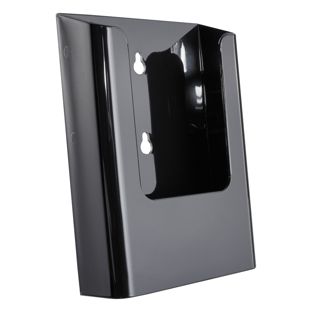 Porte-brochures mural, polystyrène, transparent PTXD, 1 x null | 1/3 A4