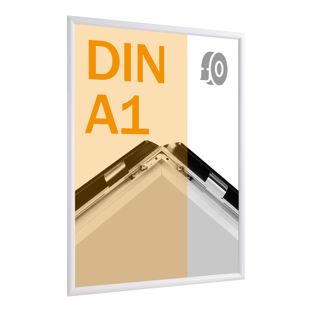 Cadre clic-clac rabattable, aluminium, A1, adhésif null | null