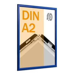 Cadre clic-clac rabattable, aluminium, A2, adhésif null | null