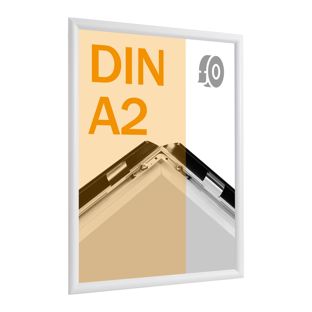 Cadre clic-clac rabattable, aluminium, A2, adhésif null | null