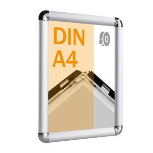 Cadre clic-clac rabattable, aluminium, A4, adhésif null | null