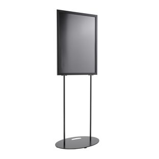 Présentoir sur pied double face B2, base ovale null
