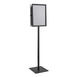 Porte-affiche sur pied CLASSIC A3 double-face, cadre clic-clac null