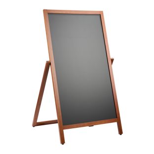Stop-trottoir bois FLIP, 490 x 890 mm aspect bois 