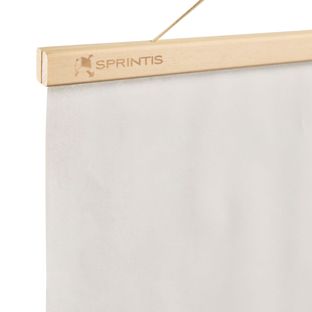 Porte-affiches en bois avec gravure 