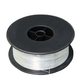 Fil de fer à relier argent  | No. 26 - ⌀ 0,50 mm  | bobine d’environ 2 kg 