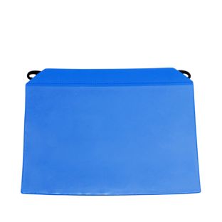 Pochette d’identification pour les caisses-palettes métalliques, avec crochet de suspension et bandes magnétiques A4  | Format paysage 