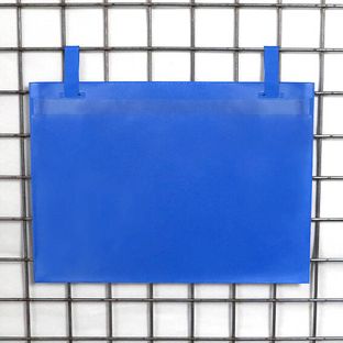 Pochette d’identification pour les caisses-palettes métalliques, avec languettes de fixation 