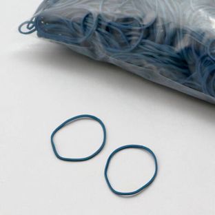 Elastiques en caoutchouc, bleu 40 mm | 1 mm