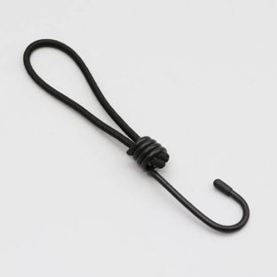 Tendeur élastique avec crochet métallique 150 mm | noir 