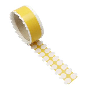 Pastilles adhésives double face en PET, adhérence forte/forte 15 mm | 1000 pcs
