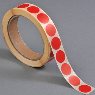 Pastilles de marquage, rouge  | 20 mm