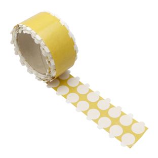 Pastilles adhésives double face en PET, adhérence forte/forte 20 mm | 1000 pcs