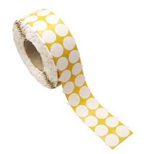 Pastilles adhésives double face en papier intissé, adhérence forte/forte 40 mm | 2500 pcs