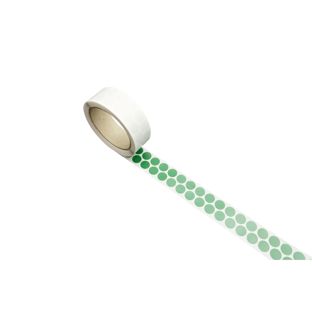 Pastilles adhésives en tissu, vert 15 mm | 1000 pcs