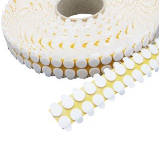 Pastilles adhésives en mousse double face, 2 mm d'épaisseur, adhérence forte/forte 15 mm | 2500 pcs
