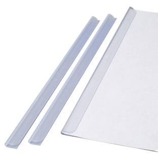 Baguettes à relier A5, transparent, 3-4 mm 