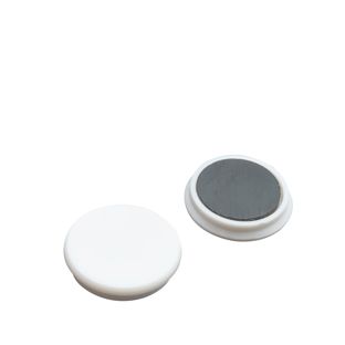 Aimant de bureau, rond 32 mm | blanc 
