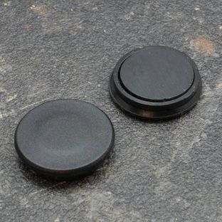 Aimant de bureau, rond 32 mm | noir 