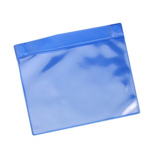 Pochettes magnétiques pour format A5, avec 2 aimants néodyme, ouverture sur le grand côté, bleu 