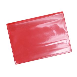 Pochettes magnétiques pour format A5, avec 1 bande magnétique, ouverture sur le grand côté, rouge 