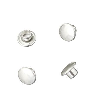 Rivets creux doubles, partie supérieure, type A, diamètre de la tête 7 mm 