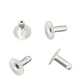 Rivets creux doubles, partie inférieure, ouverte, type A, diamètre de la tête 7,5 mm 