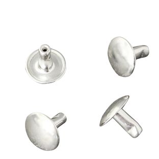 Rivets creux doubles, partie inférieure, fermée, type A, diamètre de la tête 9,1 mm 
