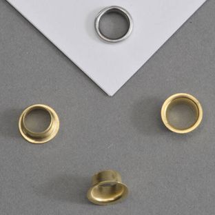 Œillets pour papier N° 8E 4 long - 5,5mm - 4mm  | laitonné 